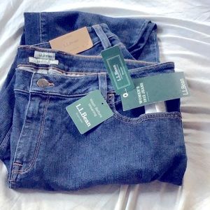 LL Bean jeans size 16 petite NWT!